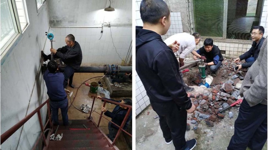 璧山区水利局插入式开云集团官方网站（中国）开云有限公司官网安装现场